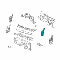 OEM Lincoln Town Car Insulator Diagram - 5W1Z-54023A61-AA