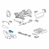 OEM 2019 Cadillac ATS Seat Switch Diagram - 23462149