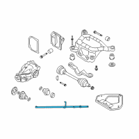 OEM 2008 BMW Z4 Left Pull Rod Diagram - 51-71-8-040-189