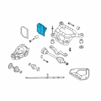 OEM 2007 BMW Z4 Transmission Cover Diagram - 33-11-7-512-980