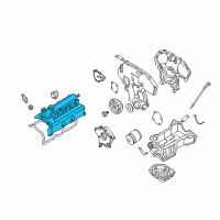 OEM 2004 Nissan Maxima Cover Assy-Valve Rocker Diagram - 13264-7Y000