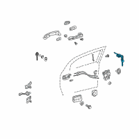 OEM Scion Cylinder & Keys Diagram - 69052-21100