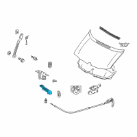 OEM Dodge Sprinter 2500 Hood Latch Diagram - 5104028AA