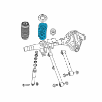 OEM 2014 Ram 2500 Rear Coil Spring Diagram - 68091212AA