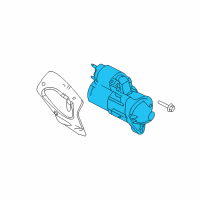 OEM 2007 Jeep Commander Engine Starter Diagram - 56044735AC