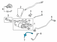 OEM 2022 Honda Civic SENSOR, LAF Diagram - 36531-64A-A01