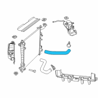 OEM 2018 Jeep Grand Cherokee Hose-Radiator Inlet Diagram - 68244089AB