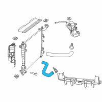 OEM 2019 Dodge Durango Hose-Radiator Outlet Diagram - 68244092AB