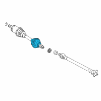 OEM 2017 BMW X3 Repair Kit Bellows, Exterior Diagram - 31-60-7-608-096