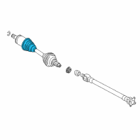 OEM 2018 BMW X6 Repair Kit Bellows, Interior Diagram - 31-60-7-608-095