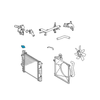 OEM Toyota Radiator Cap Diagram - 16401-30020
