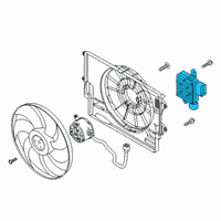 OEM 2021 Hyundai Veloster Fan Controller Diagram - 25385-B5300