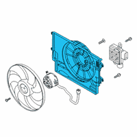 OEM Hyundai SHROUD-Radiator Diagram - 25350-J3280