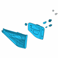 OEM 2017 Honda Odyssey Light Assy., R. Lid Diagram - 34150-TK8-A11
