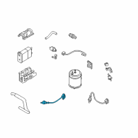 OEM 2005 Kia Rio Oxygen Sensor Assembly, Rear Diagram - 392102X010