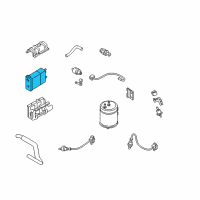 OEM Kia Rio CANISTER Diagram - 0K32A13970