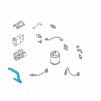 OEM 2001 Kia Rio Hose-Ventilation Diagram - 0K30E13741C