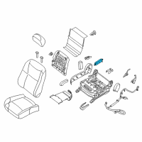 OEM 2012 Nissan Murano Switch Assy-Front Seat, RH Diagram - 87016-1AA0A