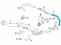 OEM Toyota GR86 By-Pass Hose Diagram - SU003-09510