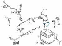 OEM 2021 Ford Escape BATTERY MANAGEMENT SYSTEM Diagram - LX6Z-10C679-B