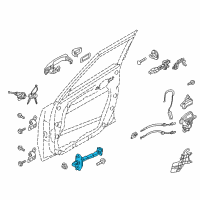 OEM 2015 Kia Soul EV Checker Assembly-Front Door Diagram - 79380B2000