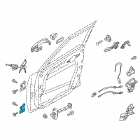 OEM 2016 Kia Soul EV Hinge Assembly-Front Door LH Diagram - 793102K000