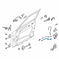 OEM 2017 Kia Soul Cable Assembly-Front Door Inside Diagram - 81371B2000