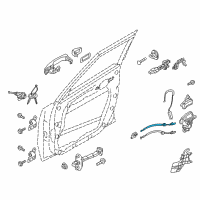 OEM 2017 Kia Soul Cable Assembly-Front Door S/L Diagram - 81391B2000