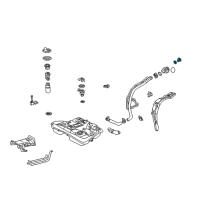 OEM Lexus SC430 Fuel Tank Cap Assembly Diagram - 77300-53010