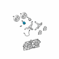 OEM 2002 Pontiac Montana Fan Motor Diagram - 10427857