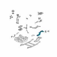 OEM Honda Civic Pipe, Fuel Filler Diagram - 17660-S6M-A31