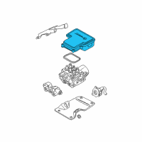 OEM GMC C2500 Suburban Electronic Brake Control Module Kit Diagram - 12474923