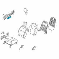 OEM Kia Soul EV Switch Assembly-Power Front Diagram - 88622B2000