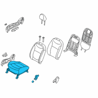 OEM 2017 Kia Soul Cushion Assembly-Front Seat Diagram - 88200B2371KGT