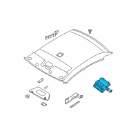 OEM 2009 Nissan Altima Lamp Assembly-Map Diagram - 26430-JA00A