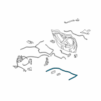 OEM 2010 Saturn Sky Weatherstrip Diagram - 25825782