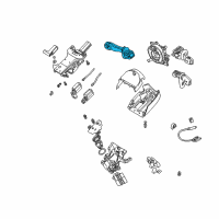 OEM 2000 BMW 528i Wiper Switch Diagram - 61-31-8-363-669