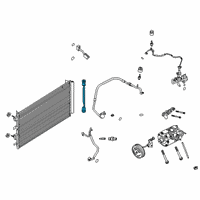 OEM Lincoln ACCUMULATOR ASY - AIR CONDITIO Diagram - LX6Z-19C836-A