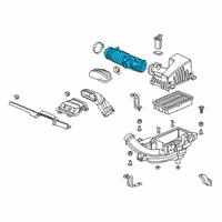 OEM 2019 Honda Clarity Tube, Air Flow Diagram - 17228-5WJ-A01