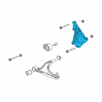 OEM 2018 Chevrolet Impala Knuckle Diagram - 13219081