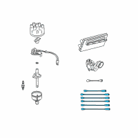 OEM 2003 Dodge Dakota Cable Pkg-Ignition Diagram - 4728037AD