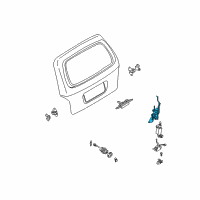 OEM Kia Sedona Remote Controller Diagram - 0K53A62380B