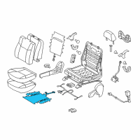 OEM 2013 Toyota Tacoma Seat Cushion Heater Diagram - 87510-04021