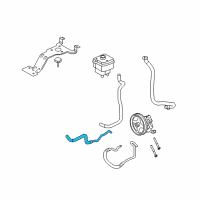 OEM 2009 Ford E-350 Super Duty Lower Return Hose Diagram - 8C2Z-3A713-A