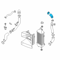 OEM 2013 Hyundai Santa Fe Sport Hose-INTERCOOLER Outlet (B) Diagram - 28288-2G300