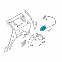 OEM 2021 Hyundai Palisade Housing-Fuel Filler Dr Diagram - 81595-S8010