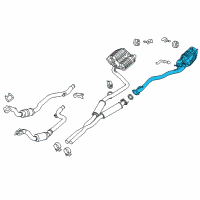 OEM 2017 Dodge Challenger Resonator-Exhaust Diagram - 68260151AA