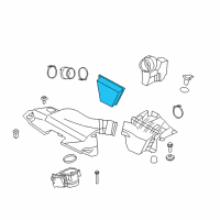 OEM 2015 BMW 528i Air Filter Diagram - 13-71-7-582-908