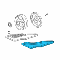 OEM 1996 Lincoln Continental Transmission Pan Diagram - 4F1Z-7A194-BA