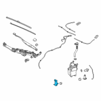 OEM 2020 Lexus RX350 Motor & Pump Assembly, HEADLAMP Cleaner Diagram - 85280-33030